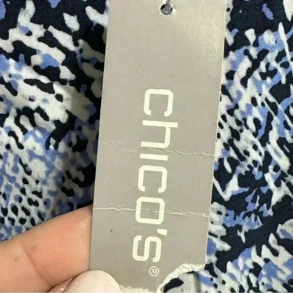 Chico’s Colorful Sheath Dress With Pockets Size 4 - Picture 6 of 6